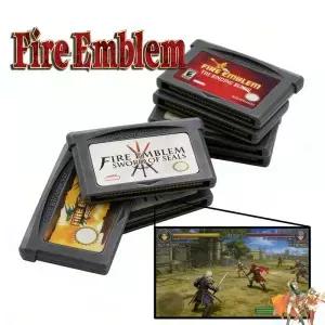 GBA 게임 파이어 엠블럼 시리즈 카트리지 32비트 비디오 콘솔 카드 씰의 검 바인딩 블레이드 성스러운 돌