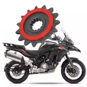 Benelli TRK 502 502C 502X BJ300 TNT300 302 용 15T 자동 내구성 오토바이 전방 스프로킷 체인 휠 플라이