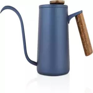 구스넥 커피 주전자 위에 20온스 작은 붓기 스테인리스 스틸 드립 포트 스토브탑 600ml 티 차 길고 좁은