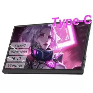 LANLIPU 16인치 휴대용 모니터 게임 디스플레이 확장기 PS4/5/Steam/Deck/Switch/PC/Mac/폰/TV 박스용