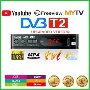 모니터 어댑터용 HD 1080p TV 튜너 DVB T2 VGA USB2.0 리시버 위성 디코더 Dvbt2 다국어 설명서