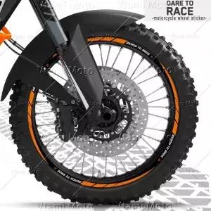 반사 오토바이 휠 스티커 KTM 1290 슈퍼 어드벤처 R S 890 Adv 790 690 390 990 1190 용 모토 크로스 림