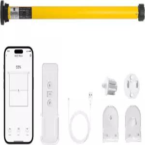 1.5인치 그늘막 튜브용 AM25 롤러 블라인드 모터 DIY 전동 기존 추가 충전식 태양광 패널로 가능