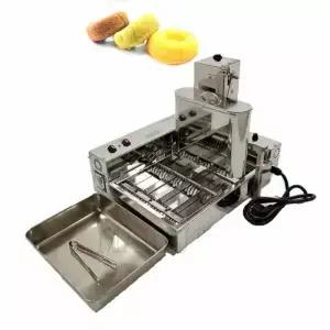5.5L 호퍼 상업용 4 행 자동 도넛 기계 1800PCS/H 메이커 온도 조절 단일 실린더 프라이어