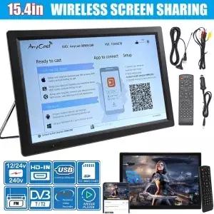 휴대용 자동차 TV 디지털 텔레비전 DVB-T2 ATSC ISDB-T 아날로그 무선 화면 공유 미라캐스트 HDMI 비디오