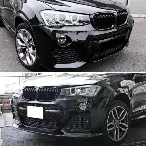 BMW X3 F25 LCI 2015-2017 X4 F26 2015-2018 더블 슬랫 그릴용 전면 신장