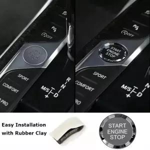 BMW G20 G21 G23 G26 G29 G07 F40 F44 G14 G01 G02 G06 G05 패션 자동차 시동/정지 엔진 스위치 점화 버튼