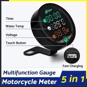 NMAX PCX XMAX 125 250 300 XJ6 CB650F AEROX 수온 시간 카운터 미터 엔진 용 오토바이 전자 제품