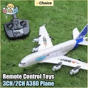 RC 비행기 글라이더 리모컨 폼 항공기 고정익 6 자이로스코프 모델 장난감 취미 3 채널 2 A380