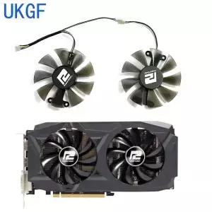 POWERCOLOR Radeon RX580 2048SP 8GB GDDR5 그래픽 카드 교체 용 새로운 DIY 팬 85MM 4PIN 580 GPU