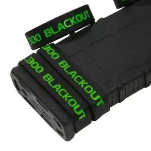 6 Pcs 매거진 마킹 밴드 350 LEGEND 300BLACKOUT 고무 Muti-Colors 여러 스타일 미끄럼 방지 테이프
