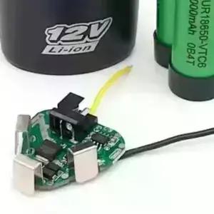 뜨거워요! 새로운 10.8V 12V 스크류드라이버 드릴 배터리 케이스 박스(18650 홀더 브래킷 포함) 3S 30A BMS