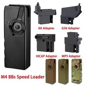 Tatcial BB 로더 M4 핸드 크랭크 Mag Airsoft 6mm 1000 라운드 M4/AK/G36/HiCAP/MP5 Qucik 리로딩 장치