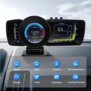 진단 도구 디지털 GPS 속도계 자동차 내비게이션 OBD+GPS 스마트 게이지 HUD 헤드업 디스플레이 A600