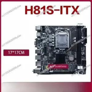 B85 H81S-ITX 미니 데스크탑 PC 17x17 컴팩트 마더보드 1150핀 I5-4590 번들 지원