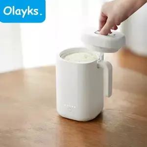 Olayks 미니 밥솥 자동 가정용 주방 전기 요리 기계 음식 따뜻하게 다기능 0.8L 소형