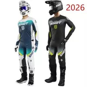 2026 후스크바나 모토 기어 세트 더트 바이크 오프로드 모토크로스 콤보 엔듀로 저지 및 팬츠 MX