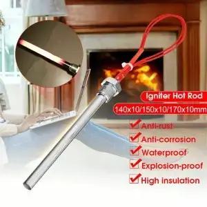 300W / 350W 220V Lgniter 핫로드 목재 펠렛 가열 튜브 스테인레스 스틸 녹슬지 않는 벽난로 그릴 스토브