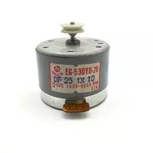 EG-530YD-2B 금속 530 이중 속도 역방향 모터 CCW 12VDC 2000-4000RPM 카세트 테이프 데크 오디오 휠