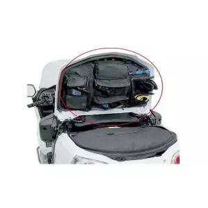 혼다 골드 윙 GoldWing GL1800 2001-2017 오토바이 트렁크 뚜껑 주최자 가방 도구 내부 수하물 그물 4 포켓