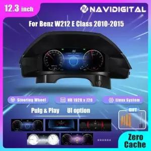 벤츠 W212 E 클래스 2010-2015년식용 나비디지털 12.3인치 LCD 계기판 클러스터 자동차 콕핏