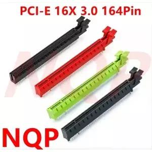 PCI-E Express 16X 3.0 164 핀 마더보드 수리 교체 슬롯 카드 GPU 그래픽 비디오 빨간색