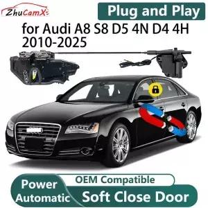 아우디 A8 S8 D5 4N D4 4H 2010-2025용 ZhuCamX 자동 전동 소프트 클로즈 도어 클로저 파워 컴포트 클로징