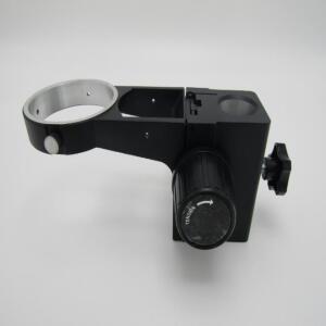 76mm 칼라, 32mm 튜브 마운트, 검정색 램프 슬롯이 있는 AmScope 스테레오 현미경 포커스 블록
