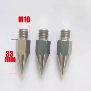 M10 33mm 길이 폴 포인트 팁 측량용 프리즘 및 GPS RTK 3개