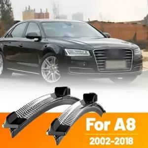 아우디 A8 D3 D4 4E 4H 2002-2018 2003 2010 2011 2012 2013용 전면 유리창 와이퍼 블레이드 카본 파이버