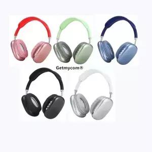 새로운 P9 무선 블루투스 헤드폰용 Getmycom 용 오버이어 스포츠 게임용 헤드셋 마이크 포드 소음 차단