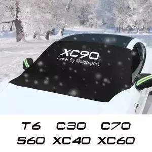자동차 앞 유리 그늘 스노우 커버 액세서리 볼보 XC60 C30 T6 S60 C70 V40 V70 V60 V50 S80 S40 V90 S90