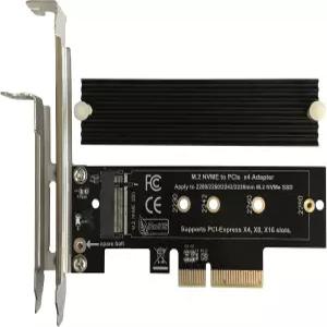 Bejr M2 NVME에서 PCIe 30/40 x4 어댑터 NVME/AHCI SSD에서 확장 카드 알루미늄 히트싱크 솔루션 포함