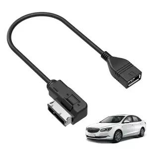 USB AUX 케이블 음악 MDI MMI AMI에서 여성 인터페이스로 변환 오디오 어댑터 데이터 와이어 VW 아우디 A6L