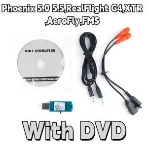 고정익 FPV 헬리콥터 RC 비행기 기술 훈련을 위한 8in1 USB 비행 시뮬레이터 연습(Phoenix RealFlight G4