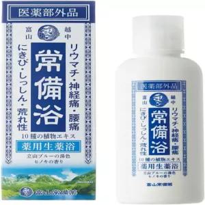 조히비요쿠 토야마 조히비야쿠 약용 목욕 소금 대용량 400mL (20회 접종) 액체 도야마 온천수 보습