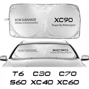 자동차 앞 유리 차양 커버 볼보 XC90 C30 T6 S60 C70 V40 V70 V60 V50 S80 S40 AWD V90 용 액세서리