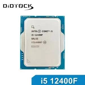 인텔 코어 i5 12400F 2.5GHz 12스레드 CPU 프로세서 10NM L3=18M 65W LGA 1700 쿨러 없음