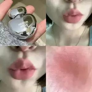 6 색 지속되는 매트 립 글로스 스틱 컵 벨벳 부드러운 석류 컬러 통통 입술 방수 얼룩 방지 립글레이즈