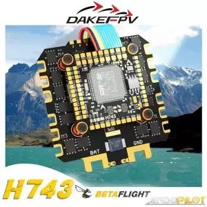 DAKEFPV H743 12S 120A 4IN1 8비트 ESC DAKE H7 비행 컨트롤러 스택 RC 드론 DIY 베타플라이트