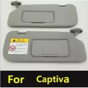 Chevrolet Captiva 용 미러 전면 차양 어셈블리가있는 인테리어 선 바이저 2007 2008 2009 2010 2011 2012