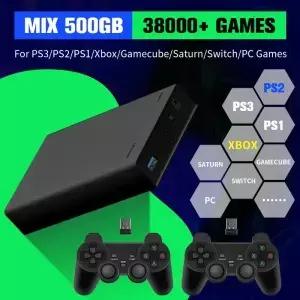 Xbox/PS3/PS2/Gamecube/Wii/Wiiu/Switch 3 시스템용 38000개 이상의 게임이 포함된 500G 하드 드라이브 WIN