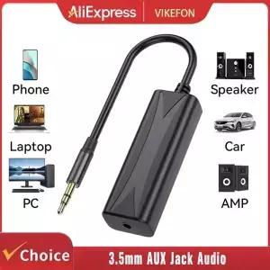 VIKEFON 3.5mm AUX 잭 오디오 간섭 방지 그라운드 루프 노이즈 필터 솔레이터 홈 스테레오 카 시스템용