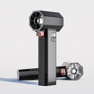자동차 드라이어 에어 블로어 자동차용 오버사이즈 바퀴 750W 휴대용 무선 송풍기 5파운드 64MM 낙엽 스러스트 골프용 터보 블랙 6KG