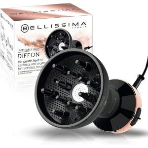 BELLISSIMA DIFFON 곱슬머리용 세라믹 디퓨저 헤어 정의 손잡이 감소 포함 잡기 가볍고 드라이어 블로우 곱슬거림 컴팩트하며 볼륨감 쉬운 IN