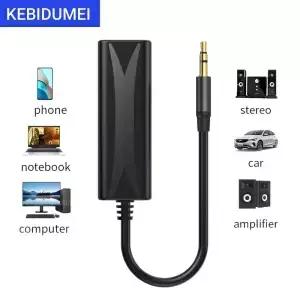 3.5mm AUX 오디오 간섭 방지 접지 루프 소음 필터 Lsolator는 홈 스테레오 자동차 시스템의 제거 기능을