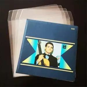 5 개/가방 두꺼운 PVC 소재 외부 슬리브 레코드 보호 커버 12 인치 LP 비닐 액세서리