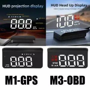 M3 OBD2 M1 GPS HUD 헤드업 디스플레이 컴퓨터 자동차 속도 프로젝터 자동 온보드 연비 알람 액세서리