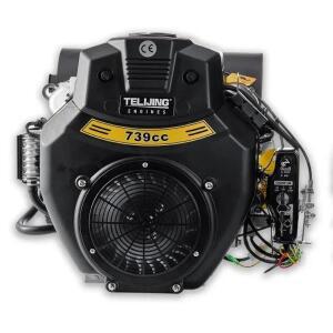 27HP 16.8KW V-트윈 실린더 엔진 TJ740 739cc OHV 전기 시동 보트용 농업용 모터