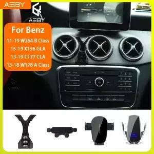 벤츠 A B 클래스 13-18 W176 W264 11-19 CLA C177 13-19 GLA X156 15-19 폰 홀더 차량용 휴대폰 거치대